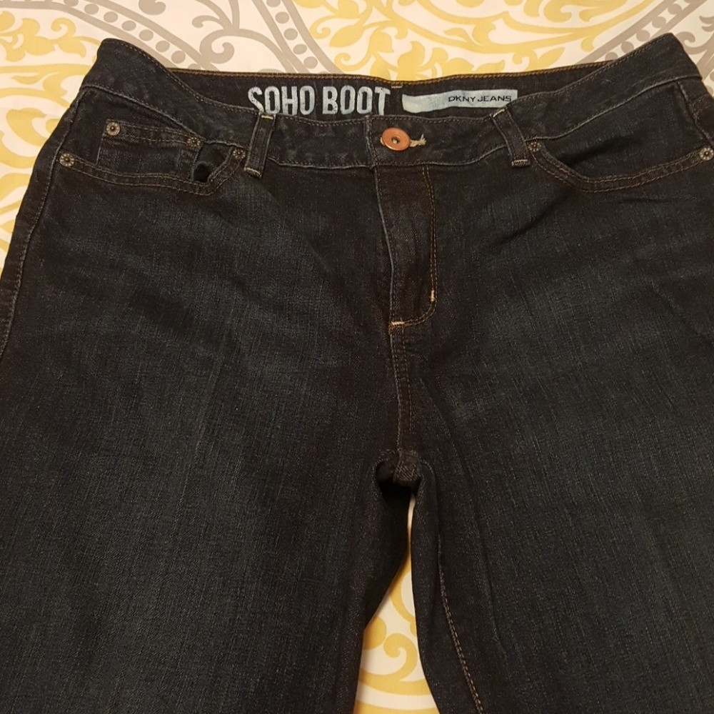 Worn once!!! DKNY denim jeans