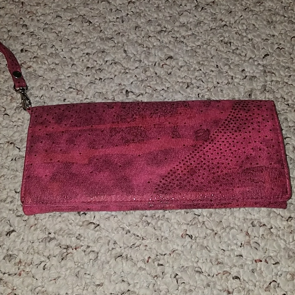 Pink Wallet Clutch