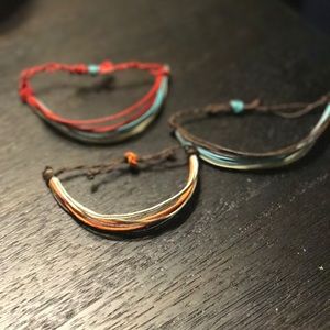 Pure Vida style bracelets. 3 for $12 New