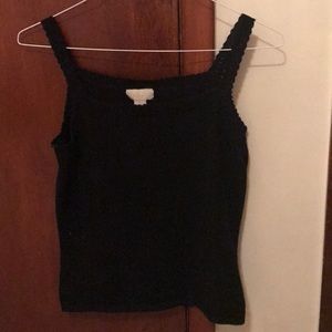J.Jill black cashmere tank