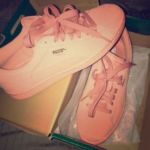 Rose Gold Puma Sneakers
