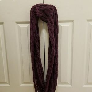 Soft Cable Knit Infinity Scarf