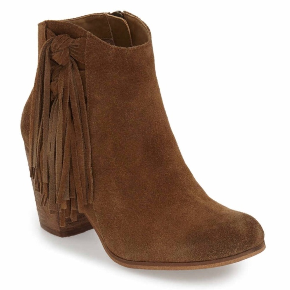 Suede booties