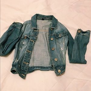 American Eagle ripped jeans jacket