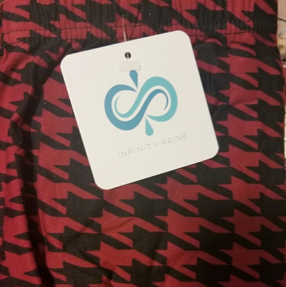 Last! Infinity Raine Houndstooth Print Leggings - Picture 2 of 5
