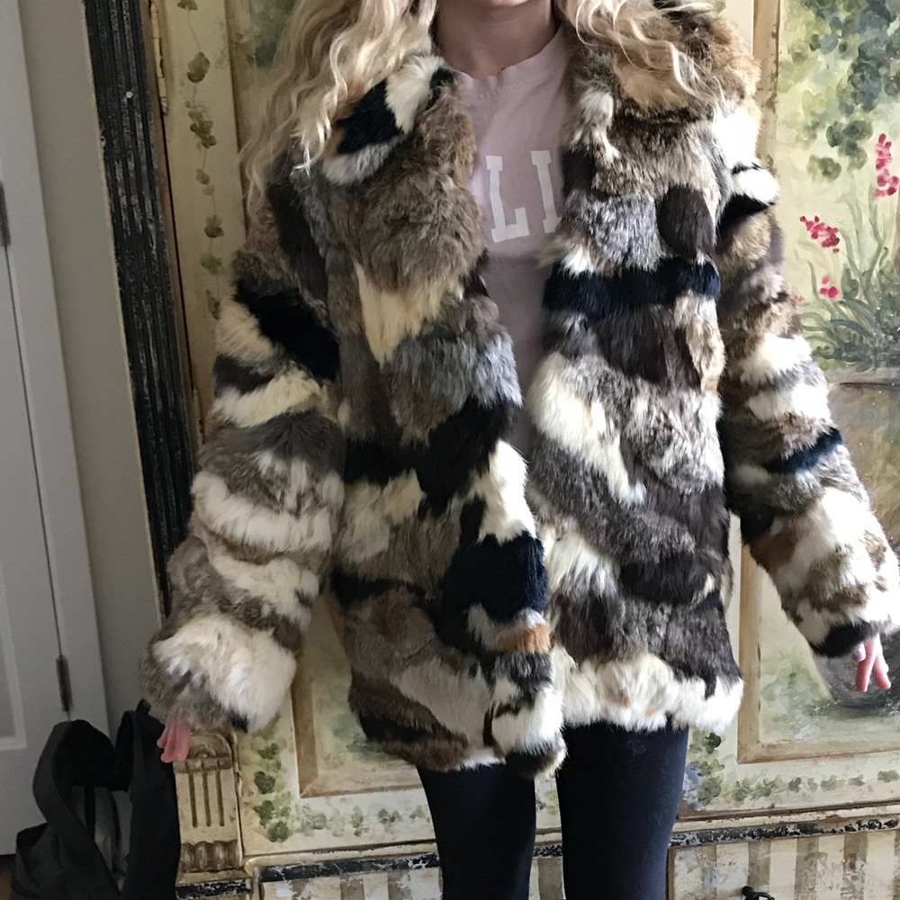 Rabbit Fur Jacket - image 7