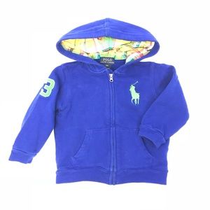 Polo Ralph Lauren Royal Blue Infant Baby Hoodie