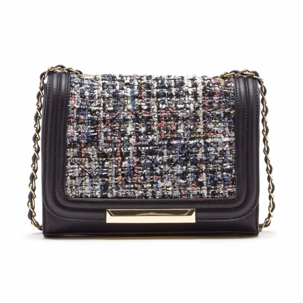 Sole Society Celeste Quilted Tweed Crossbody