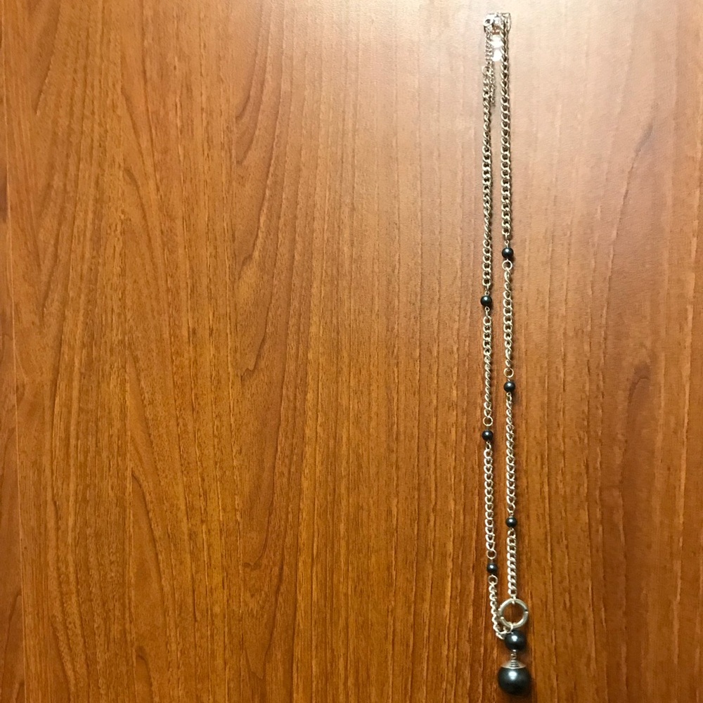 silver bobble necklace