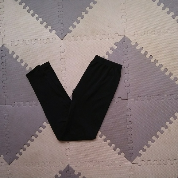 Tights/Stocking Material Full Length Black Legging - Picture 3 of 4