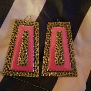 Retro earrings can be worn casually  or dressy