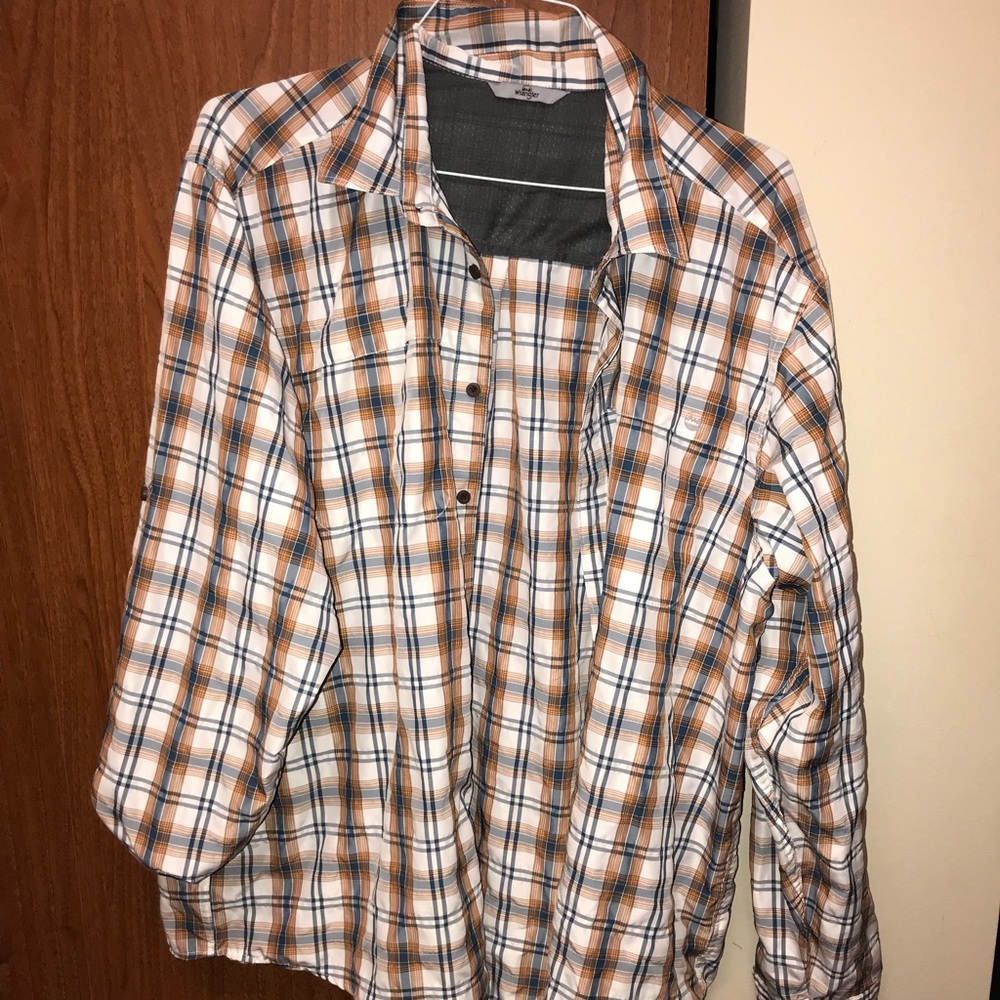 men’s oversized long sleeved button up