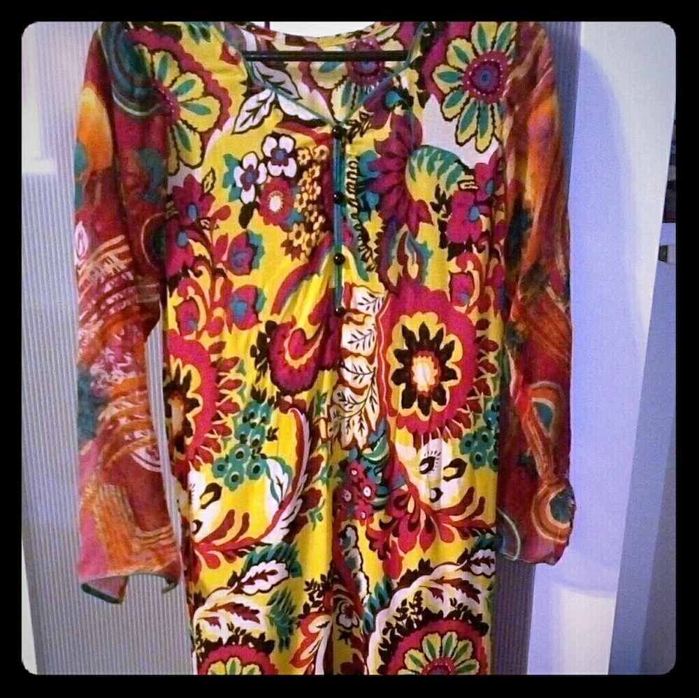 Multicolored long tunic/Kurti