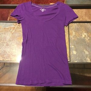 Dark purple Victoria Secrets V-neck tshirt