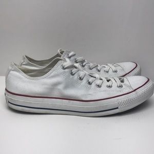 Converse All Star White Low Top Sneakers 11.5