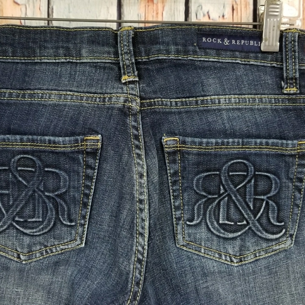 Rock & Republic Berlin Skinny Ankle Jeans Sz 2