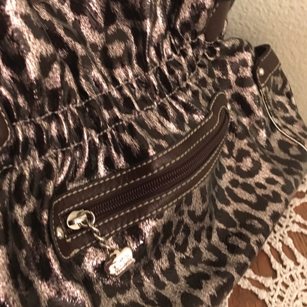 Kathy Van Zeeland Animal Print Handbag - Picture 5 of 8