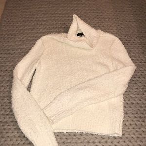 Rag and Bone White Knit Turtle Neck