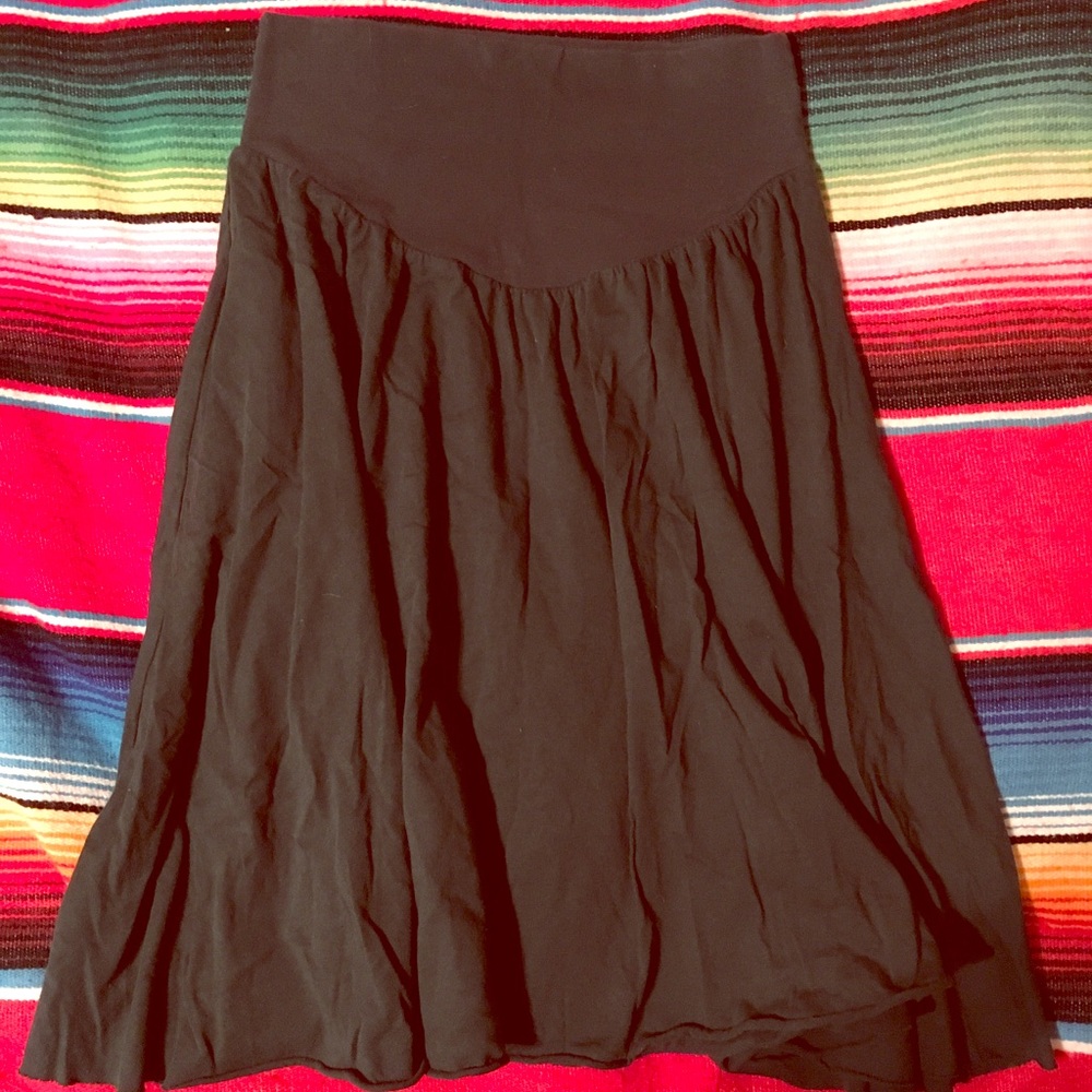 american apparel high waisted skirt