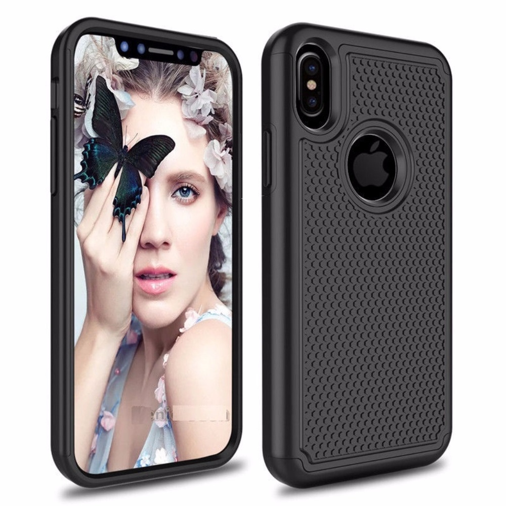 iPhone X/XS & XS Max Shockproof Black Cover