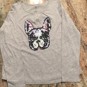 Girls Lands Ends Frenchie Top