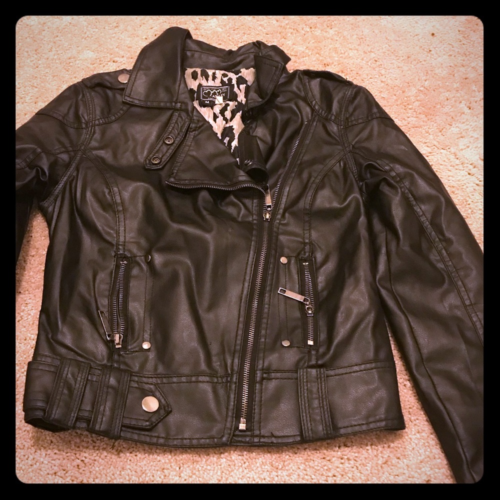 Leather jacket
