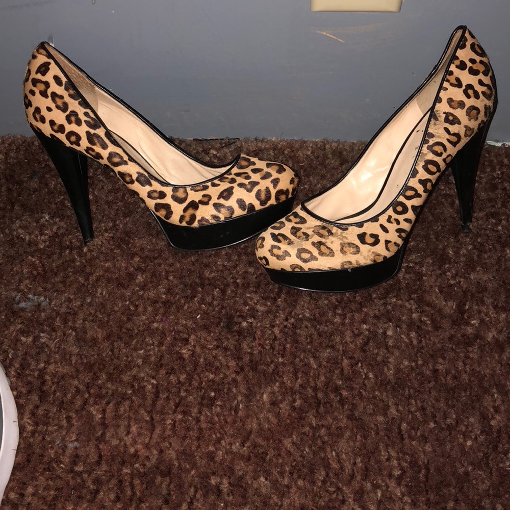 Cheetah print heels