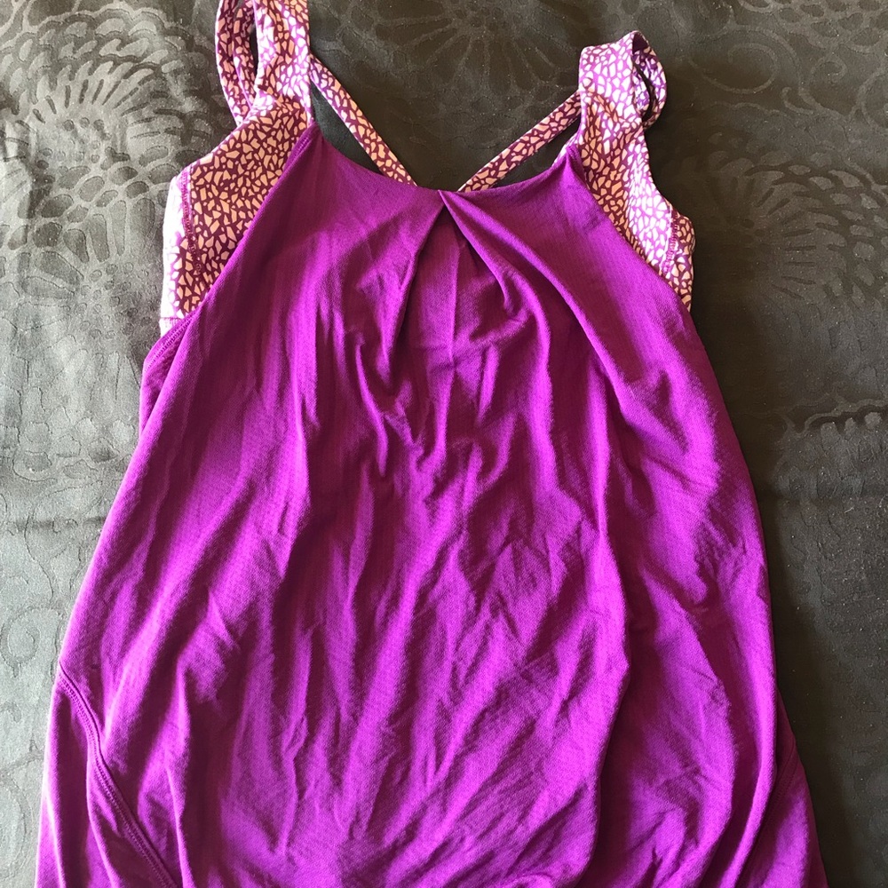Lululemon tank with built-in bra