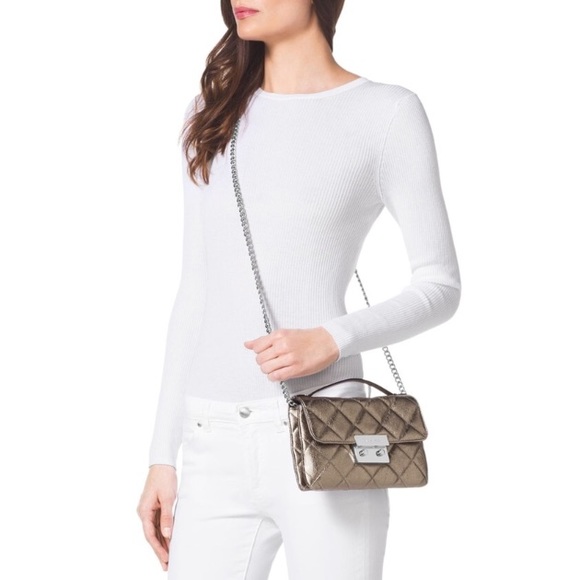 Michael Kors Handbags - {Michael Kors} Sloan Quilted Leather Messenger