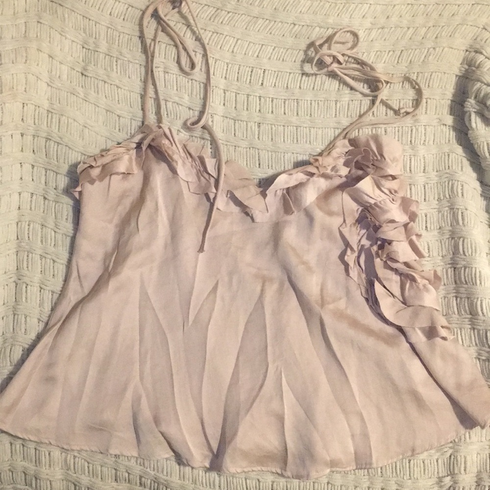 Silk pajama shirt, super cute for date night