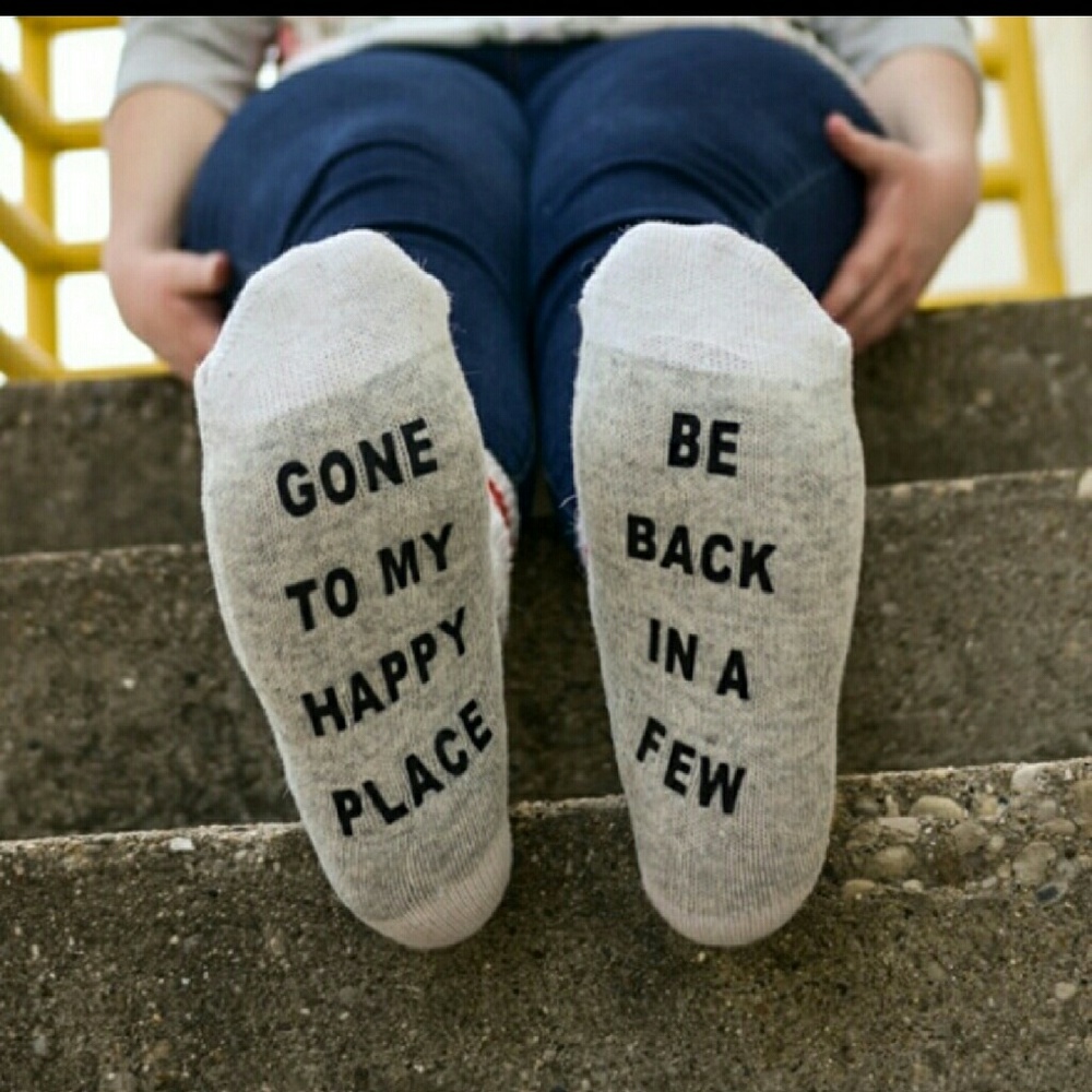 JUST IN HAPPY PLACE Socks - Picture 3 of 3