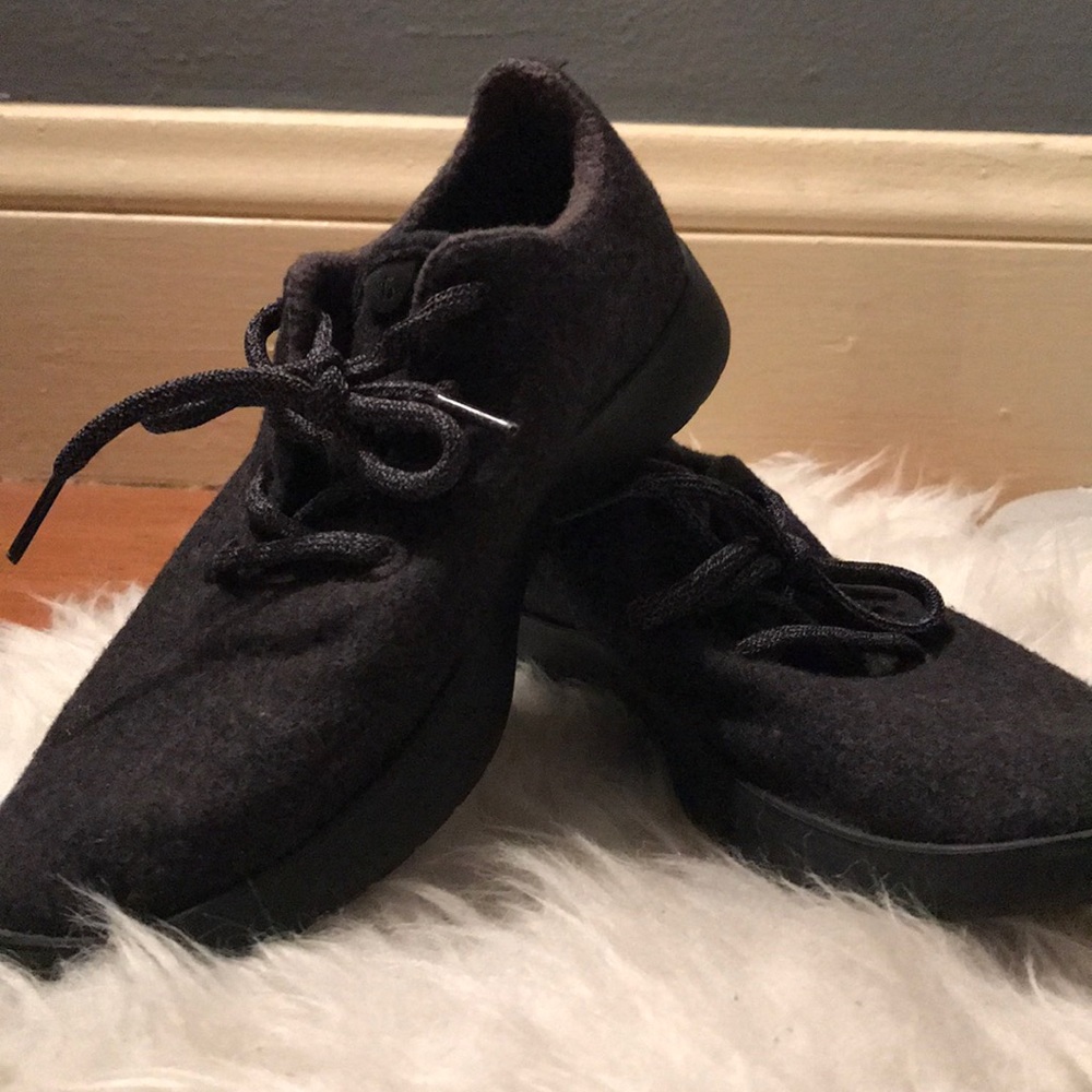 Allbirds charcoal wool runner