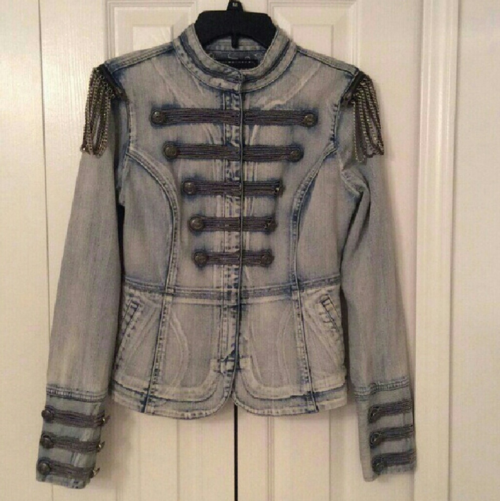 Guess denim marching jacket