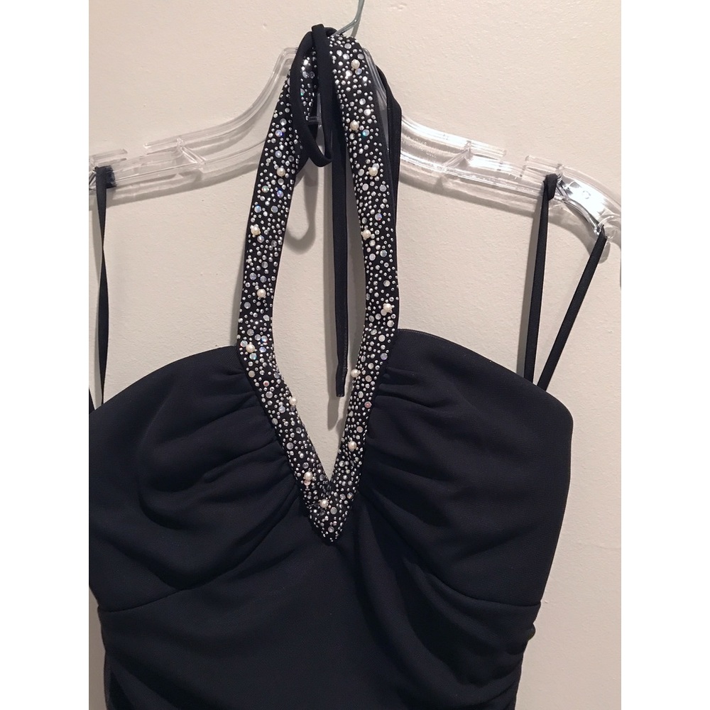 Black evening gown