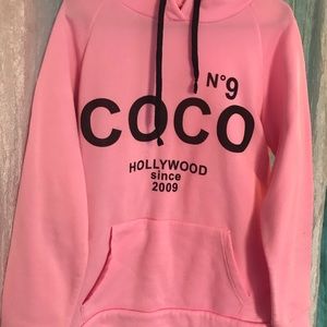 Coco Chanel logo hoodie