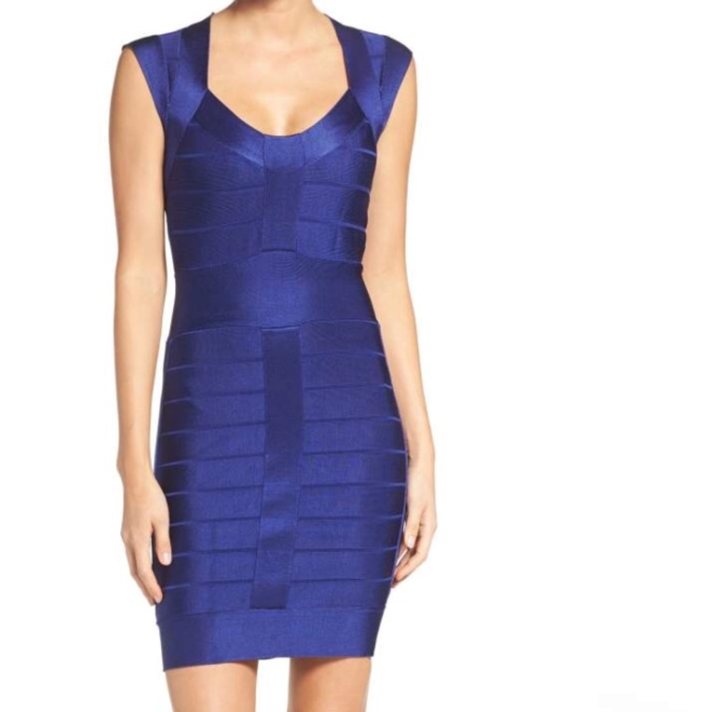 French connection blue bandage dress. Worn twice !