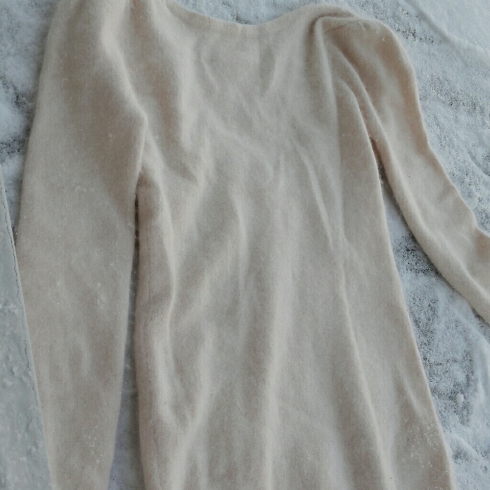 Romantic Light pink Sweater Dress