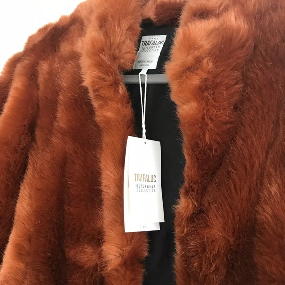 🎊24 hour Price drop🎊New Zara fur coat - Picture 2 of 3