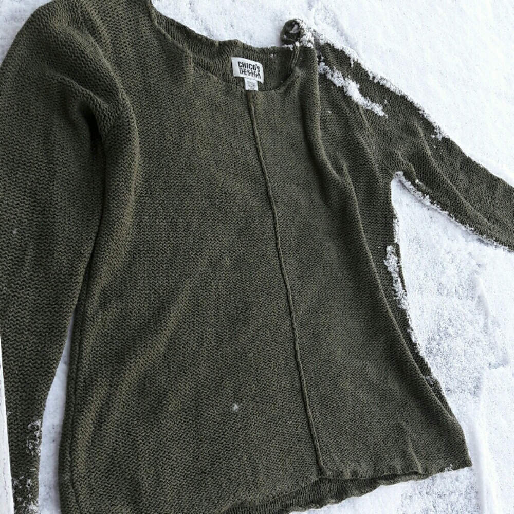 Forest green sweater