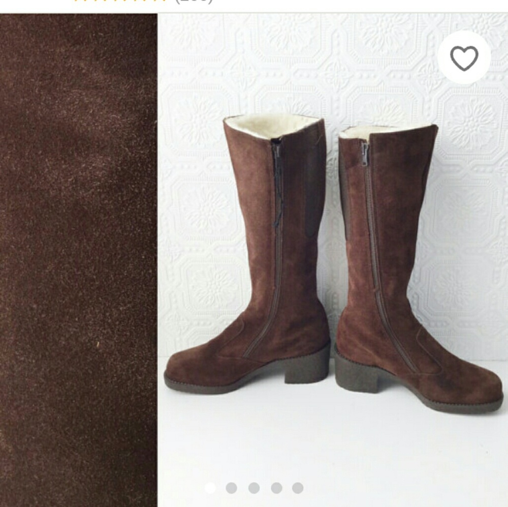 SOLD Dark Brown Draper Tall Boots