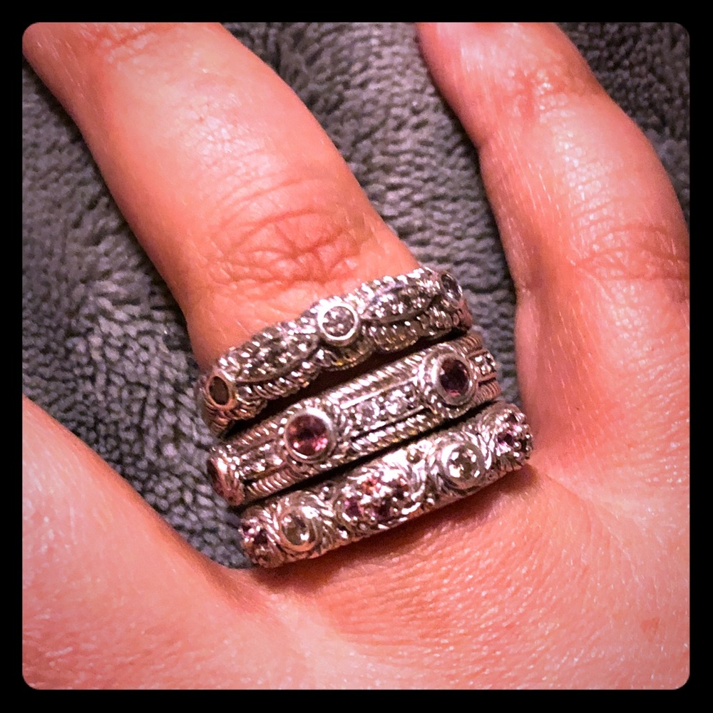 Judith Ripka Stacking Rings