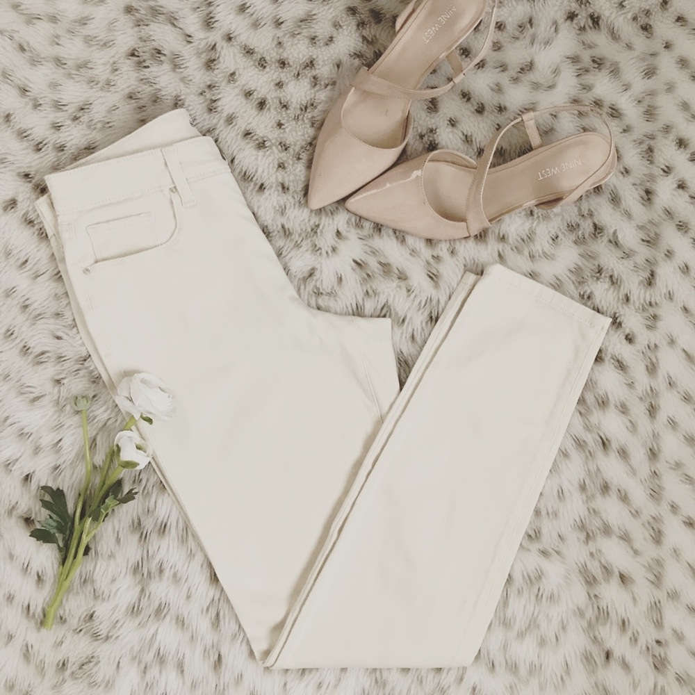 Style and Co. Cream Denim