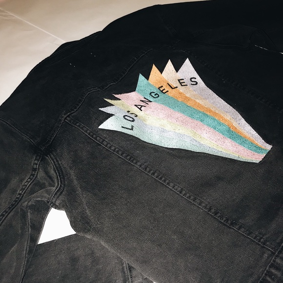 Black LA Jean Jacket by Pacsun - Picture 4 of 6