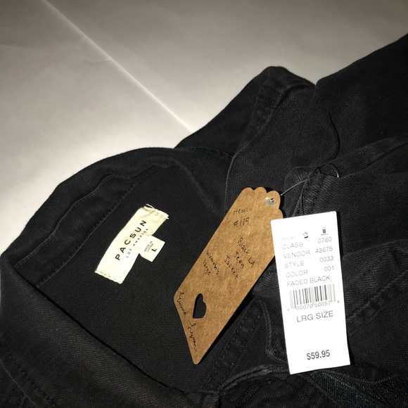 Black LA Jean Jacket by Pacsun - Picture 6 of 6