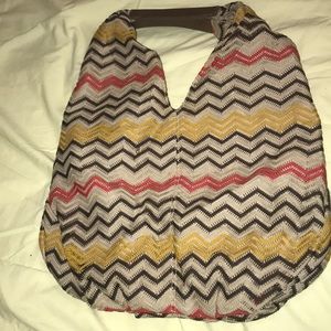 Multi colored tote