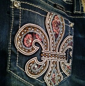Miss Me Jeans Bling Jeweled Pockets