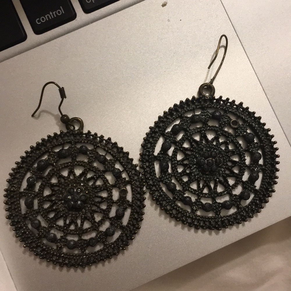 Black earrings