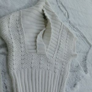 Wintery white sweater