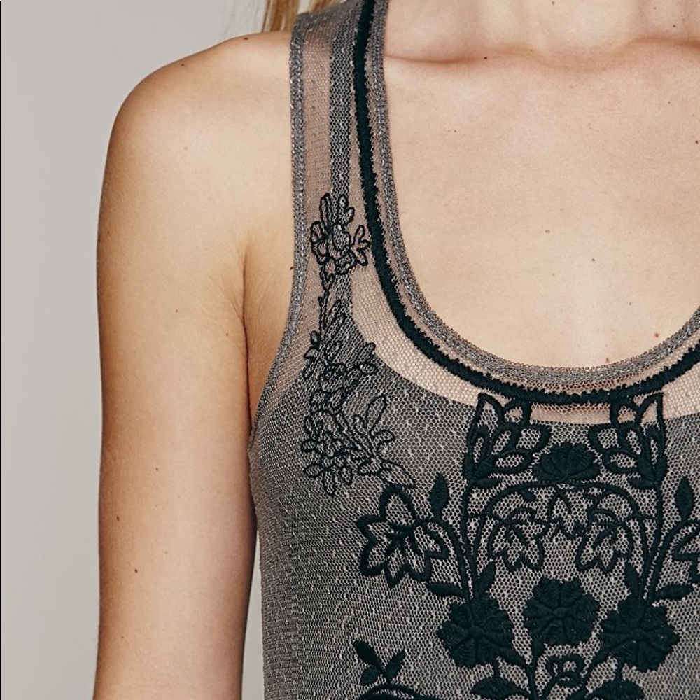 ISO Free People Darya Mesh Embroidered Maxi - Picture 2 of 2