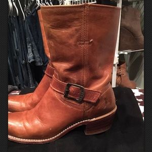 Frye Calvary mid thigh boots. Size 8